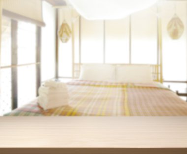 Yatak odasındaki Masa Üstü ve Görüntü Arkaplanı