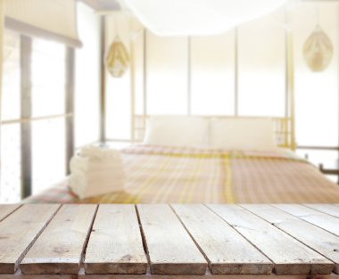 Yatak odasındaki Masa Üstü ve Görüntü Arkaplanı