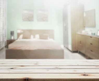 Yatak odasındaki Masa Üstü ve Görüntü Arkaplanı