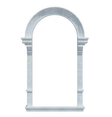 Beyaz Arkaplanda 3d Render Yapısı