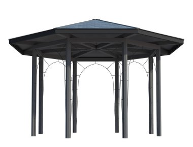 İzole edilmiş 3d Render Yapılandırması 