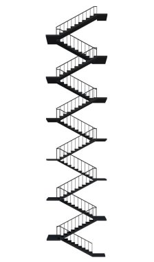 İzole edilmiş 3d Render Yapılandırması 