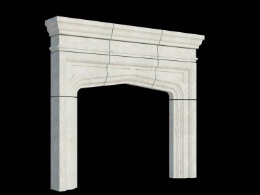 İzole edilmiş 3d Render Yapılandırması