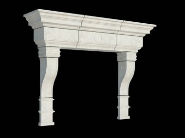 İzole edilmiş 3d Render Yapılandırması