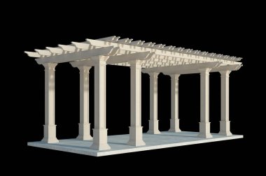 İzole edilmiş 3d Render Yapılandırması