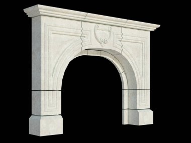 İzole edilmiş 3d Render Yapılandırması