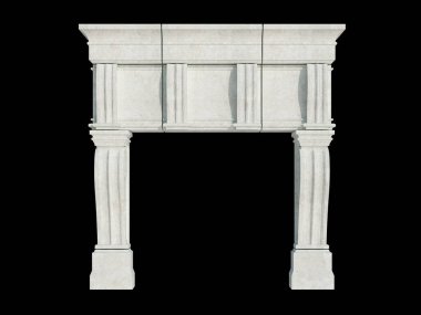 İzole edilmiş 3d Render Yapılandırması