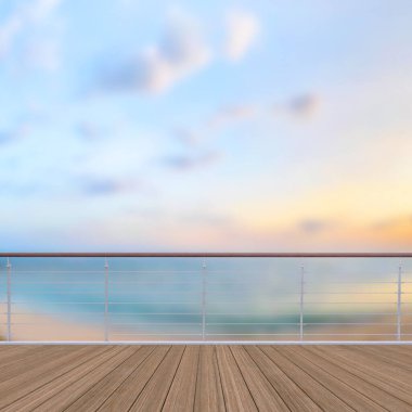 Balkon ve Teras, doğa arka plan bulanıklık