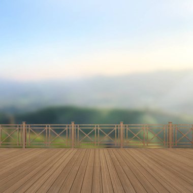 Balkon ve Teras, doğa arka plan bulanıklık