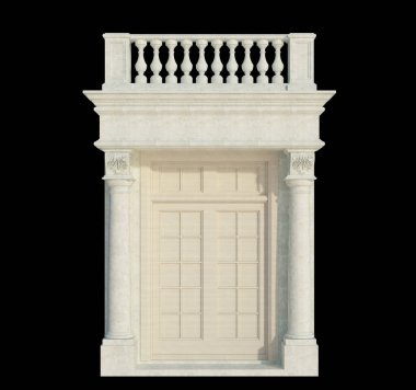 İzole edilmiş 3d Render Yapılandırması