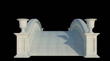 İzole edilmiş 3d Render Yapılandırması