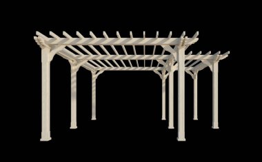 İzole edilmiş 3d Render Yapılandırması