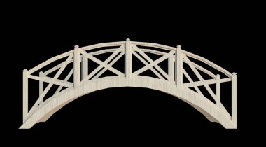 İzole edilmiş 3d Render Yapılandırması