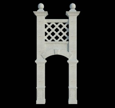 İzole edilmiş 3d Render Yapılandırması