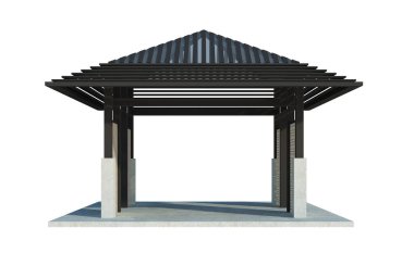 İzole edilmiş 3d Render Yapılandırması