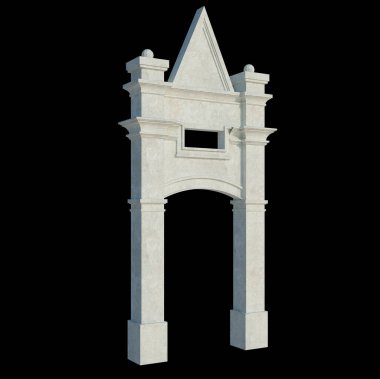 İzole edilmiş 3d Render Yapılandırması