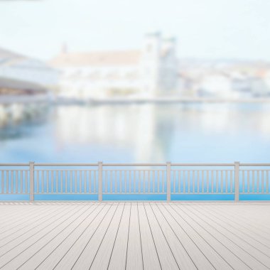 Balkon ve Teras dış arka plan bulanıklık