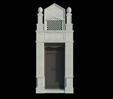 İzole edilmiş 3d Render Yapılandırması