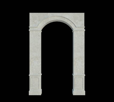 İzole edilmiş 3d Render Yapılandırması