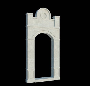 İzole edilmiş 3d Render Yapılandırması