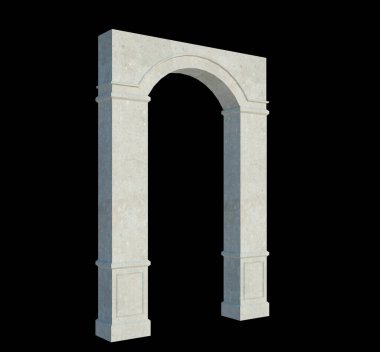 İzole edilmiş 3d Render Yapılandırması