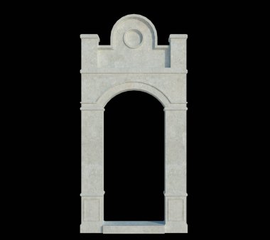 İzole edilmiş 3d Render Yapılandırması