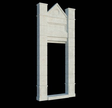 İzole edilmiş 3d Render Yapılandırması