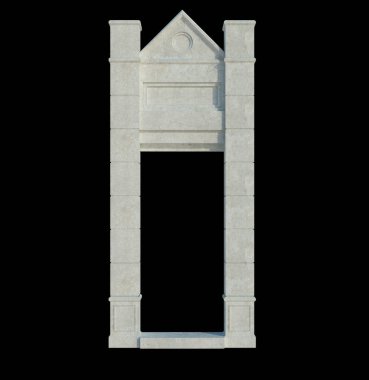 İzole edilmiş 3d Render Yapılandırması