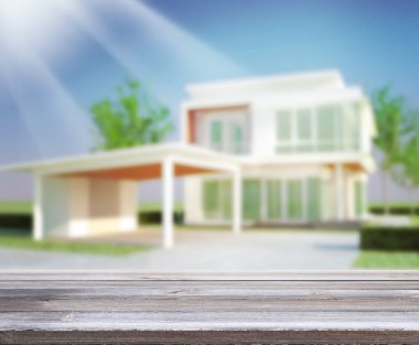 Masa üstü ve Blur Binası arka plan