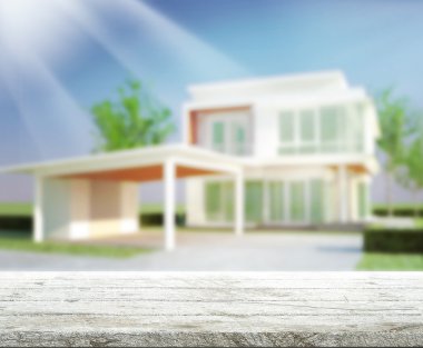 Masa üstü ve Blur Binası arka plan