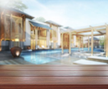 Masa üstü ve Blur Binası arka plan