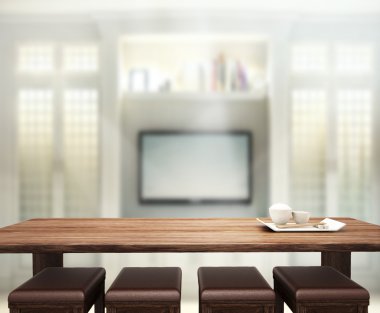 Masa üstü ve bulanıklık Office arka plan