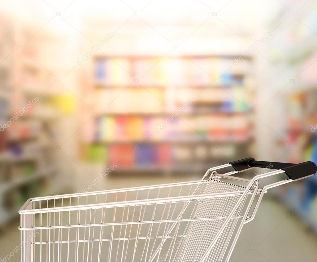 Abstract Blur Shopping Market Background