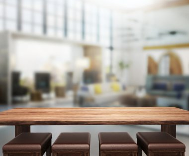 Masa üstü ve bulanıklık Office arka plan