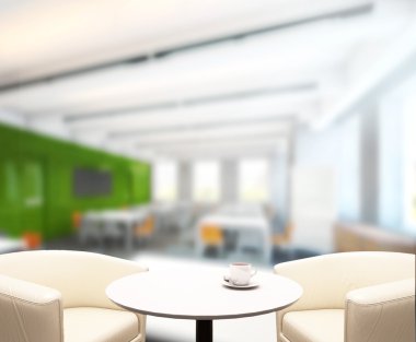 Ahşap masa üst arka planda Office 