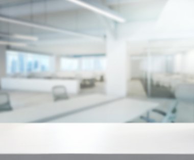 Ahşap masa üst arka planda Office 