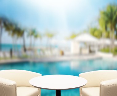 Masa üstü ve bulanıklık doğa arka plan