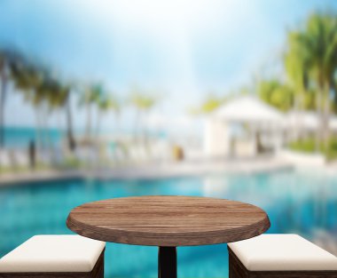 Masa üstü ve bulanıklık doğa arka plan