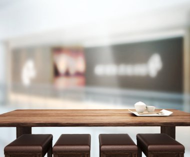 Masa üstü ve bulanıklık Office arka plan