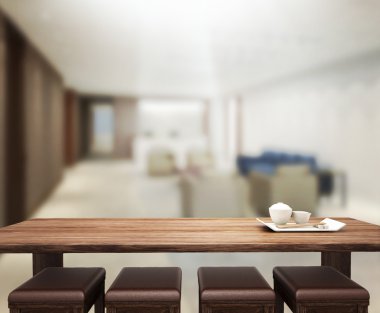 Masa üstü ve bulanıklık Office arka plan