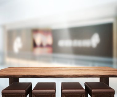 Masa üstü ve bulanıklık Office arka plan