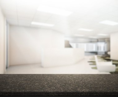 Masa üstü ve bulanıklık Office arka plan