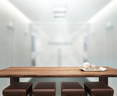 Masa üstü ve bulanıklık Office arka plan