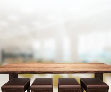 Masa üstü ve bulanıklık Office arka plan