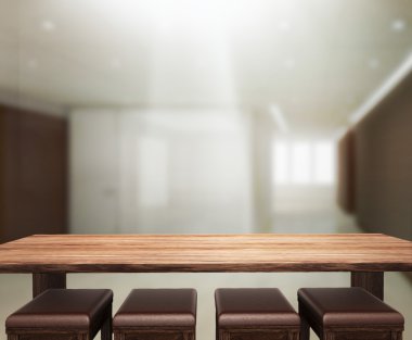 Masa üstü ve bulanıklık Office arka plan