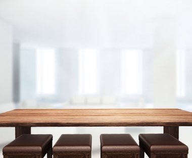 Masa üstü ve bulanıklık Office arka plan