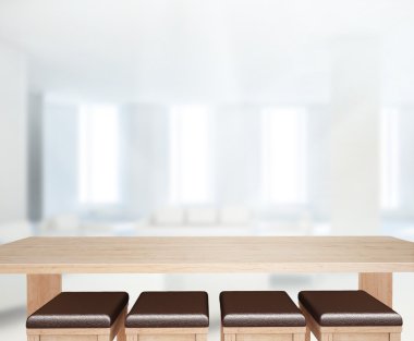 Masa üstü ve bulanıklık Office arka plan