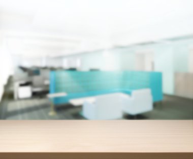 Masa üstü ve bulanıklık Office arka plan