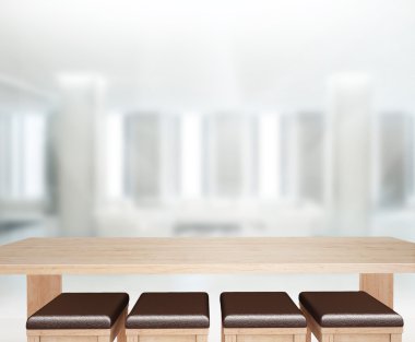 Masa üstü ve bulanıklık Office arka plan