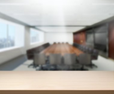Masa üstü ve bulanıklık Office arka plan